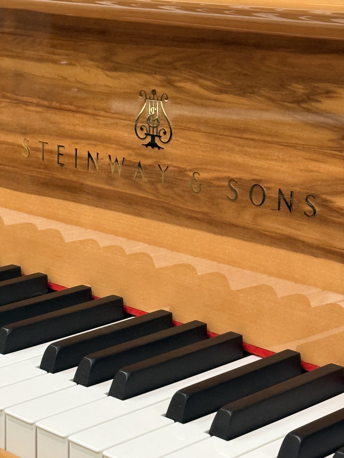 Piano showroom view